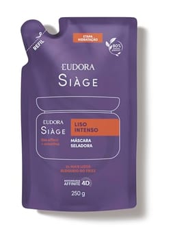 SIAGE REFIL MÁSCARA CAPILAR LISO INTENSO 250g