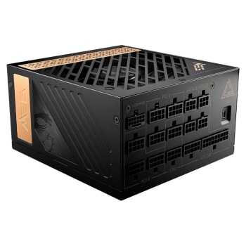 Fonte MSI MEG Ai1300P 1300W 80 Plus Platinum Modular PFC Ativo Bivolt Preto