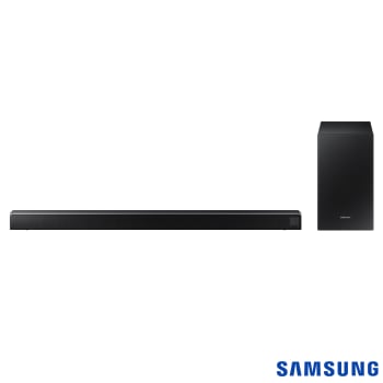 Soundbar Samsung com 2.1 Canais 320W e Subwoofer Sem Fio - HW-R550/ZD