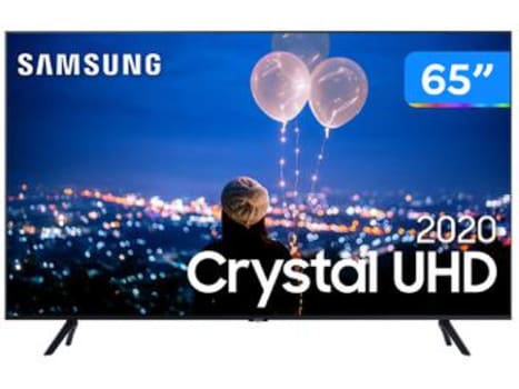 Smart TV Crystal UHD 4K LED 65” Samsung - UN65TU8000GXZD Wi-Fi Bluetooth HDR 3 HDMI 2 USB - Magazine Ofertaesperta
