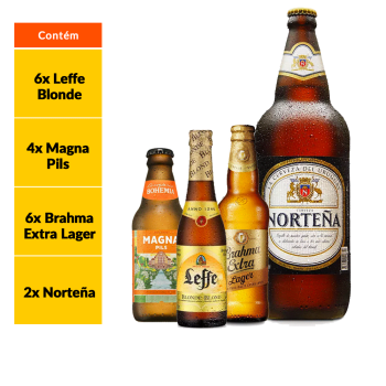 Kit Norteña + Estilos Cervejeiros (18 Garrafas)
