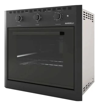 Forno Elétrico De Embutir 60 Litros Nardelli Black E60 Cor Preto