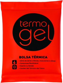 Termogel Bolsa Térmica Em Gel Laranja Pequena Laranja