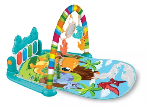 Tapete de Atividades Para Bebê Piano Play Funny Dino Maxi Baby