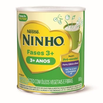 Ninho - Composto Lácteo Fases 3+, 800g
