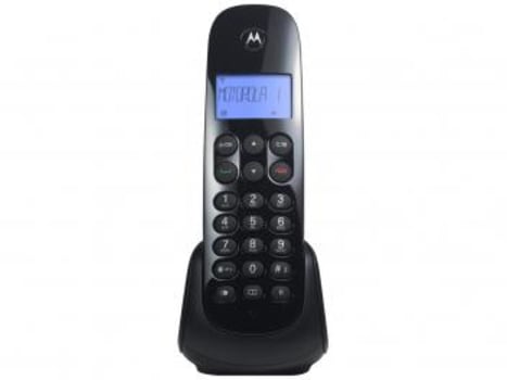 Telefone Sem Fio Motorola MOTO700 - Identificador de Chamada Preto - Magazine Ofertaesperta