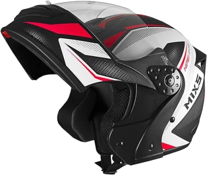 Capacete Escamoteável MIXS Gladiator Neo 60 Vermelho