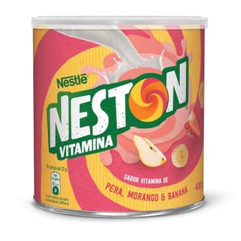 Neston Cereal Infantil Vitamina Morango Pêra E Banana 400G