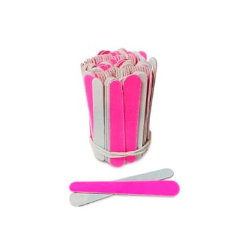 Santa Clara, Lixa Mini para Unhas, Uso Profissional, 20 Unidades, Rosa