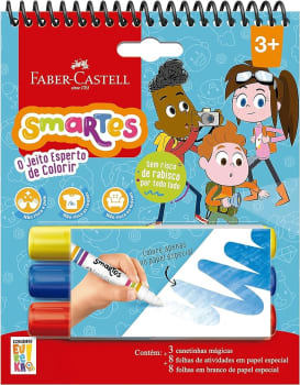 Bloco de Atividades Para Colorir Smartes Eureka Faber-Castell