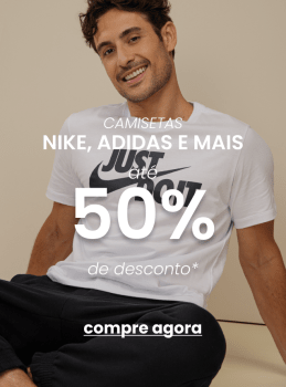 Camisetas Nike, Adidas e outros com até 50% OFF 