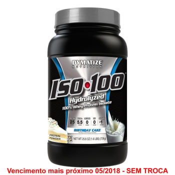 Whey Protein ISO 100 Hydrolyzed Dymatize Nutrition 1.6 Lbs