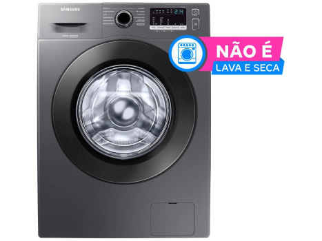 Lavadora de Roupas Samsung Digital Inverter 11 KG Cesto, WW4000 WW11J4473PX, 110V ou 220V (Inox)