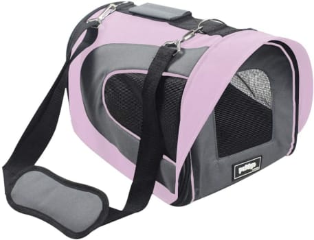 Bolsa de Transporte Para Cabine de Avião para Cães e Gatos (Grande, Rosa), Pandora Pet&Go