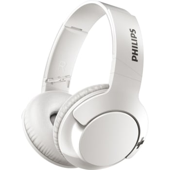 Fone de Ouvido Philips Bluetooth Branco Sem Fio Shb3175wt/00 Bass+ Over Ear - Branco