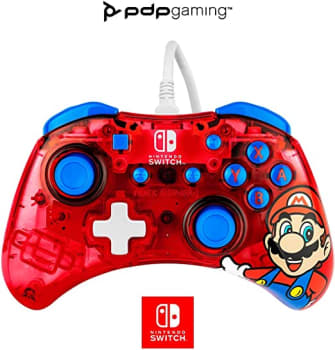 Mini Ergonomic Wired Controller: Mario Punch - Nintendo Switch