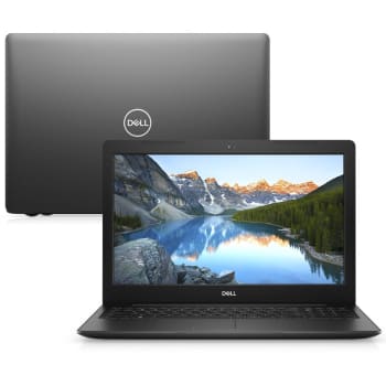 Notebook Dell Inspiron 3583 -MS45P 15.6" 8ª Geração Intel Core i3 4GB 128GB SSD Windows 10 McAfee Preto