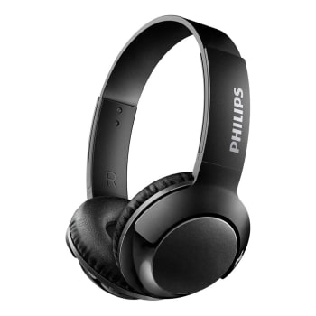 Fone de Ouvido Philips SHB3075BK/00 com Bass+ Microfone e Tecnologia Bluetooth - Preto