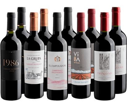 Kit Cabernet Sauvignon | 10 garrafas por R$27,90 cada