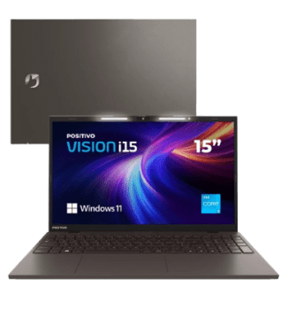 Notebook Positivo Vision I15 Lumina Bar Core I3 11th 8gb 256gb Ssd Tela 15 Polegadas Full Hd Antirreflexo W11 - Ci