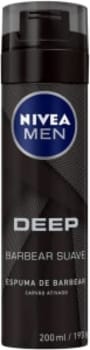 2 Unidades Espuma de Barbear Nivea Men Deep 200ml