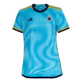 Camisa 3 Cruzeiro EC 23/24 Feminina Adidas - Azul Turquesa