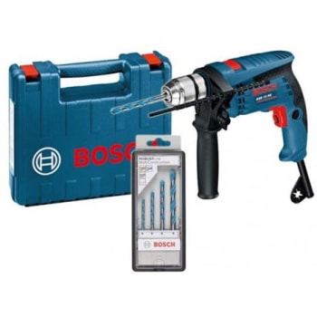 Furadeira de Impacto Reversível BOSCH GSB 13RE 220V 650W com Maleta