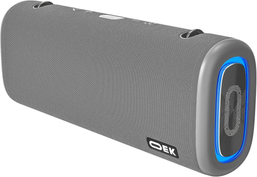 Caixa De Som Bluetooth OEK DR-107 Boombox Portáteis (Cinza)