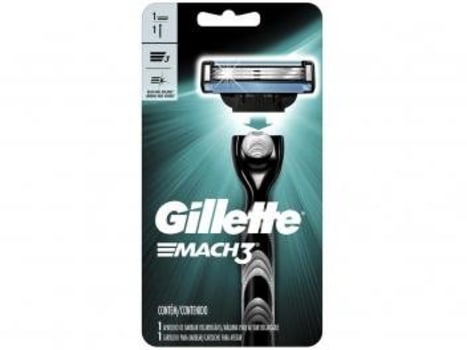 Aparelho de Barbear - Gillette Mach3 - Magazine Ofertaesperta