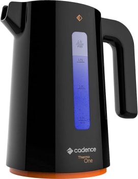 Chaleira Elétrica Cadence Contrast, 110V, Preto, 1,7L, CEL388