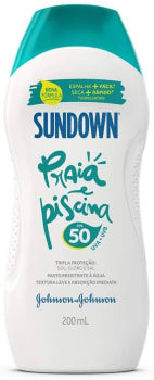 Sundown Protetor Solar Praia e Piscina FPS 50, 200ml