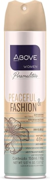 4 Unidades — Above Antitranspirante Feminino Peaceful Fashion 150Ml, Above