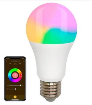 Smart Lâmpada Inteligente Wi-Fi LED 9W - Compatível com Alexa - Dubai - Alarme e Sensor de Presença - Magazine OfertaespertaLogo LuLogo Magalu