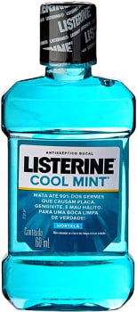 Enxaguatório Bucal Cool Mint Mini, Listerine, Azul, 60 Ml