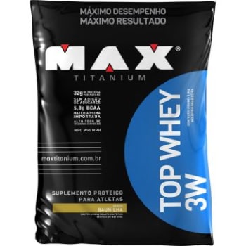 Top Whey 3W - 1,8 KG - Refil - Max Titanium