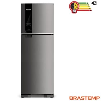 Refrigerador de 02 Portas Brastemp Frost Free com 375 Litros com Painel Eletrônico Inox - BRM45HK - BRBRM45HK_PRD