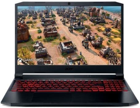 Notebook Gamer Acer Nitro 5 17.3" AN517-54-72A6, Core i7-11800H, GeForce GTX 1650 4GB GDDR6, 8GB RAM, 1TB HDD, 256GB SSD (Preto)