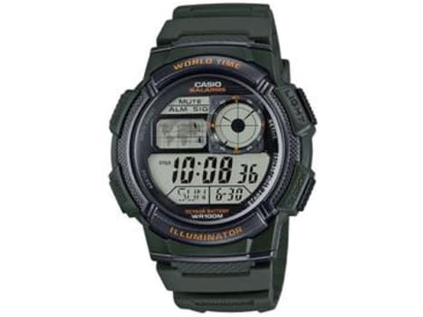 Relógio Masculino Casio Digital - AE-1000W-3AVDF Verde