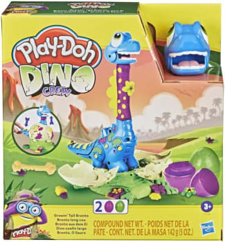 Play-Doh, Massinha Dino Crew Bronto Pescoção, Cores Variadas