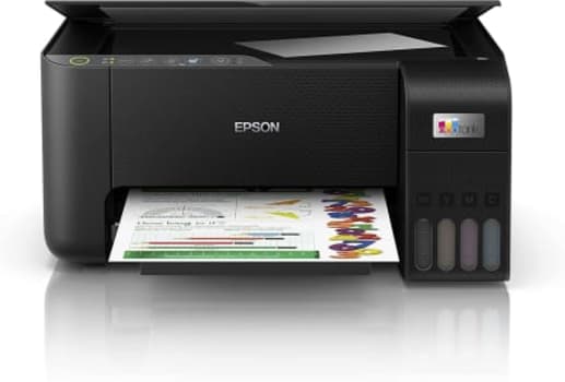 Epson EcoTank L3250 - Multifuncional, Tanque de Tinta Colorida, Wi-Fi Direct, USB, Bivolt, Preto