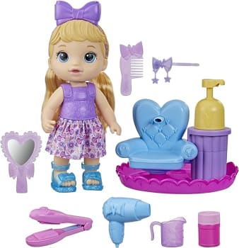 Baby Alive Boneca Bebê Sudsy Styling Cabelos Loiros