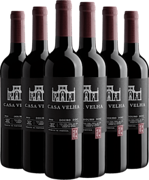 Kit 6 Casa Velha Tinto Douro DOC por R$49,90 cada garrafa + Frete Grátis