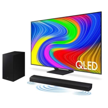 Smart TV 55" QLED 4K 55Q65D 2024 + Soundbar HW-B550/ZD - Samsung - TV 4K Ultra HD - Magazine 