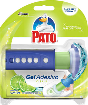 Pato Gel Adesivo Aplicador com Refil Citrus com 6 Discos