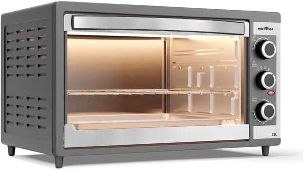 Forno Elétrico Britânia BFE55P Dupla resistência 52L 127V