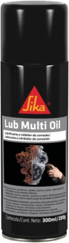 Sika - Desengripante - Lub Multi Oil âmbar - Lubrificação e proteção - Metais - Duradouro - Lata 200g/300ml