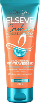 ELSÉVE Creme Noturno Anti-Travesseiro Elseve Cachos Longos Dos Sonhos 200Ml