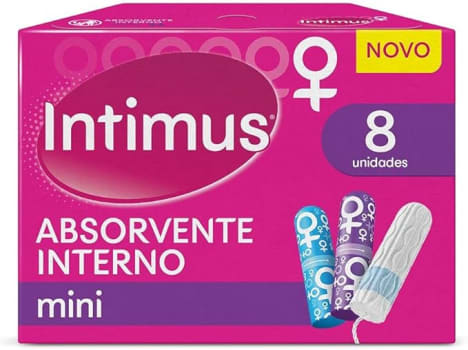 Absorvente Interno Intimus Mini 8 Unidades