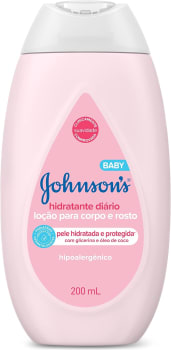 Loção Hidratante Johnson'S Baby Regular 200 Ml, Johnson'S Baby, Rosa Claro, 200 Ml