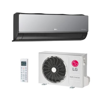 Ar Condicionado Split Hw Inverter LG Dual Artcool Uv Nano R-32 +AI 12000 Btus Quente/frio 220V S3NW12JAR7A.EB2GAM1